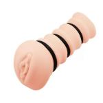 Cốc thủ dâm nam Crazy Bull Realistic silicone trần, âm đạo giả cầm tay có kết cấu gân nổi bên trong, kèm 3 vòng điều chỉnh, lựa chọn cho người trưởng thành muốn tìm dụng cụ cá nhân nhỏ gọn và dễ vệ sinh sau khi dùng