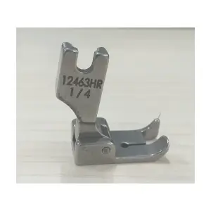 Chân Vịt Máy May 12463HR 1/16, Chân Vịt May Sát Mép Bên Phải 1,6 mm, Dạng Nâng Có Bản Lề, Hỗ Trợ Giữ Khoảng Cách Đường May Ổn Định, Phụ Tùng Máy May Công Nghiệp 1 Kim