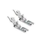 Chân vịt máy may 2 kim mí 1/8 x 1/4 ngược phải, chân vịt công nghiệp chuyên dụng, linh kiện máy may 2 kim, phụ tùng dẫn hướng vải, hỗ trợ kiểm soát đường mí, dùng thay thế linh kiện tương thích