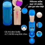 Âm đạo giả ngụy trang lon bia SexBy dành cho nam giới trưởng thành, cốc thủ dâm cầm tay tích hợp 7 chế độ rung, cấu tạo silicone và ABS theo mô tả cửa hàng, thiết kế dễ cất giữ, dùng 2 pin AAA tiện thay thế