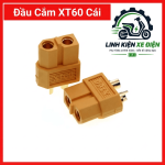Đầu Cắm XT60 Cái, Jack XT60 Female Cho Pin Và Bộ Điều Khiển, Đầu Nối Điện DC 2 Pin, Dùng Cho Drone, Máy Bay Mô Hình, Xe RC, Robot, Pin Lithium, ESC, Hệ Thống Nguồn DC, Kết Nối Hàn Dây, Kết Nối Nguồn DC Công Suất Cao