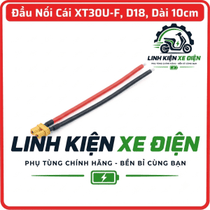 Đầu nối nguồn XT30U-F AMASS 18AWG 10cm, giắc pin LiPo 2PIN, dây silicone, đầu cái XT30U, kết nối ESC và bộ điều khiển động cơ, phù hợp drone FPV, xe RC, robot, máy bay mô hình và thiết bị DC