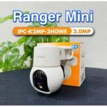 Camera Wifi Imou Ranger Mini 3MP, quay quét 355°/-5°~50°, ánh sáng kép ban đêm + hồng ngoại 10m, phát hiện con người AI, đàm thoại 2 chiều, lưu Micro SD 512GB, WiFi 6, ONVIF, IP66