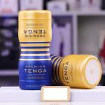 Cốc thư giãn TENGA Premium Dual Sensation CUP cho nam giới trưởng thành, cấu trúc hai vùng kích thích trong cùng sản phẩm, phần lõi TPE đàn hồi, vỏ PE, gel bôi trơn tích hợp, không sử dụng động cơ rung hoặc pin